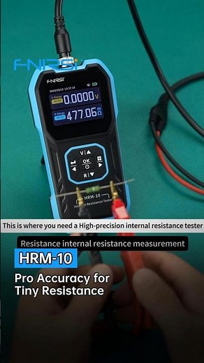 FNIRSI HRM-10 | Why Multimeters Fail at Small Resistance