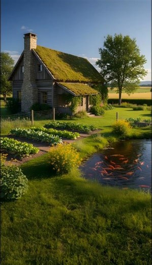 LIVING the Cottagecore Dream 🌿 Cozy Cabin Tour, Homestead Garden & Koi Pond