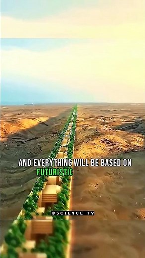 The Line: Unveiling the World's First Vertical City in Saudi Arabia!#science