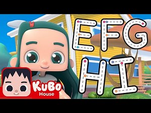 Letter EFGHI | Learn Alphabet, Letters, & Words | Toddler Learning Videos (Kubo House)