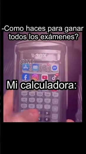La calculadora que uso para ganar mi exámenes de matemáticas