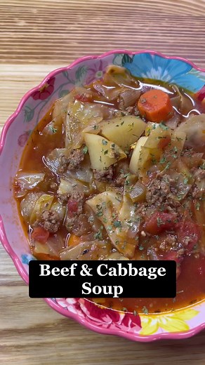 Hearty Beef and Cabbage Soup Recipe