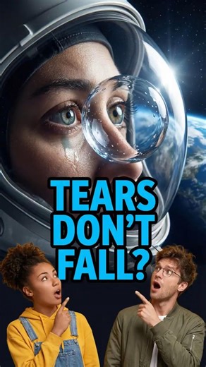 Why You Can't CRY in Space? 😭🚫 #Shorts