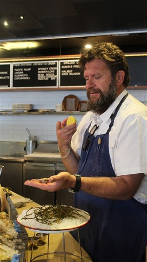 Connie and Ted's on Instagram: "Clam down, seafood lovers! 🦪 Chef Michael’s cracking shells, dropping clam facts, and proving that great seafood feeds the brain and the belly."