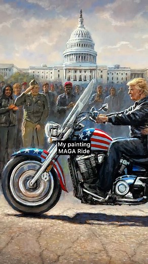 My painting MAGA Ride. Go to JonMcNaughton.com | Jon McNaughton