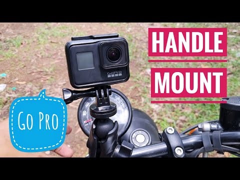 Go Pro Bike Mount | Go Pro Handlebar Mount | How to install Go Pro on Handlebar