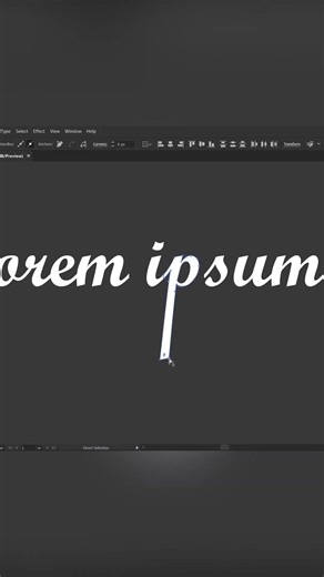 How to convert Text into shape? #adobe #tutorials #illustrator #shortsindia