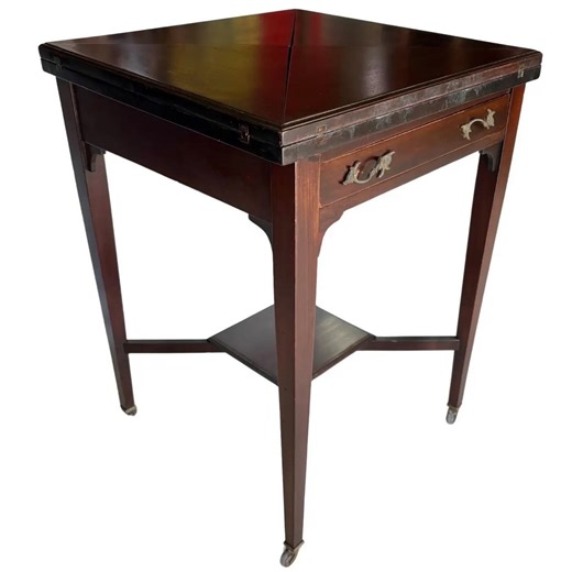 Leighton Hale Antiques | Early 20th Century French Walnut Envelope Style Game Table @leightonhaleantiques #frenchantiques #gametables #houstoninteriordesign... | Instagram