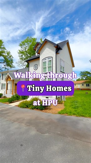 400K views · 3.1K reactions | It's #WalkingWednesday! Let's take a trip to our tiny homes  DYK... HPU is the only university with a tiny home community?! These two-story tiny homes are occupied by one HPU student and provide extraordinary living and learning spaces.  #HPU365 #TinyHomes | High Point University | Facebook
