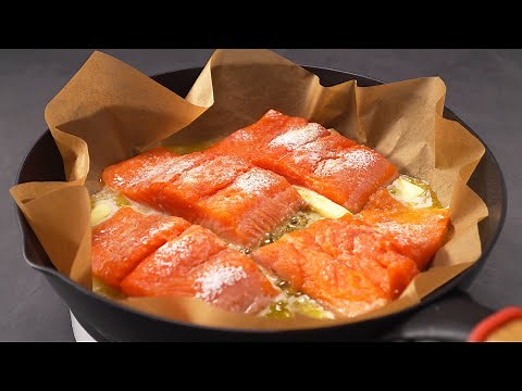 20 Minute Dinner! Parchment Butter Salmon. Recipe by Always Yummy!