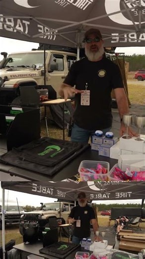 Tire Table Setup That Actually Works #camping #diy #campgear