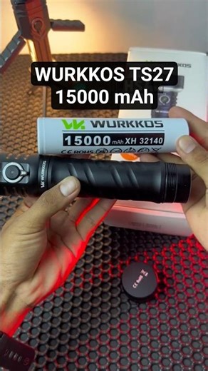 15.000 mAh • Senter Wurkkos TS27 Terang PASTI TAHAN LAMA 3200 Lumens #senter #lampu #wurkkosts27