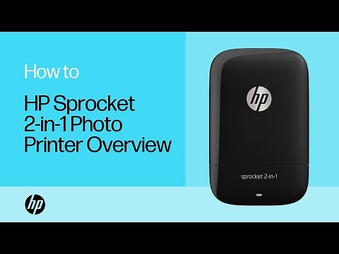 HP Sprocket 2-in-1 Photo Printer Overview | HP Printers | HP Support