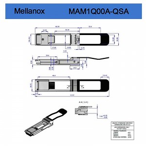 [Hot Item] Mellnaox Brand New Original Mam1q00A-Qsa Nvidia Dynamix Qsa™ , Qsfp  to SFP  Adapter