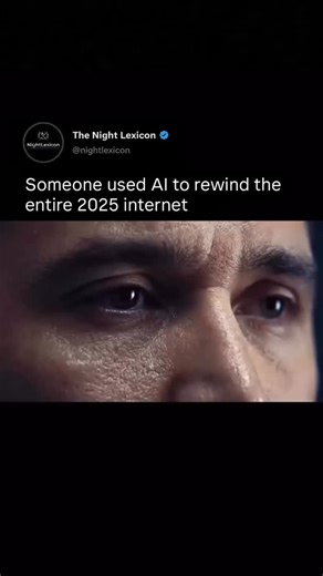 The Night Lexicon on Instagram: "2025 Meme Rewind — rebuilt by AI. Internet culture met next-level tech this year. @top100_real dropped a full AI-made Meme Rewind, turning an entire year of viral moments into one smooth, cinematic recap. Every meme, trend, and timeline moment is stitched together with insane precision. It doesn’t feel like a random compilation — it feels like a snapshot of how the internet actually lived in 2025. AI is changing how we create, remix, and remember online culture.