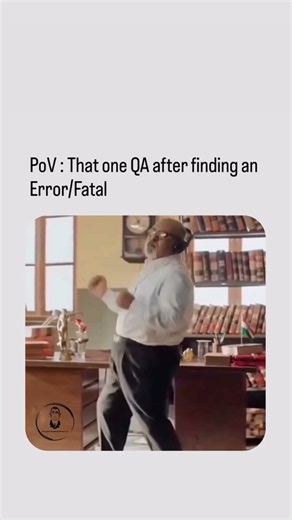 POV: That One QA After Finding an Error 😂 | Software Testing Meme