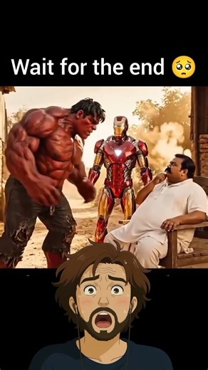 hulk aur Iron Man #cartoon #hulk