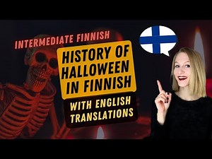🎃 Halloween – History and Traditions in Finnish with English texts | Learn Finnish through Culture