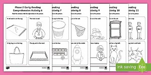 Phase 2 Early Reading Comprehensions Set 2