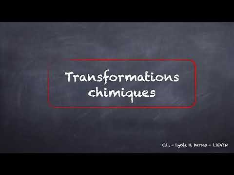 Physics and Chemistry, Second Year: Chemical Transformations