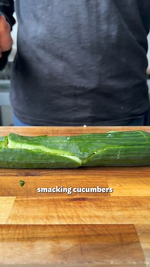 84K views · 975 reactions | NEW RECIPE: Smacked Cucumber + Tzatziki...