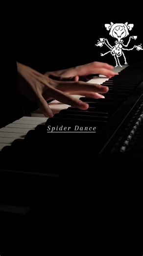 Undertale Muffetのスパイダーダンスをピアノで演奏
