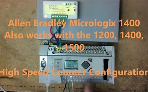 Allen Bradley Micrologix High Speed Counter configuration for an Encoder