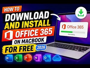 How to DOWNLOAD AND INSTALL OFFICE 365 on MACBOOK FOR FREE (2026)