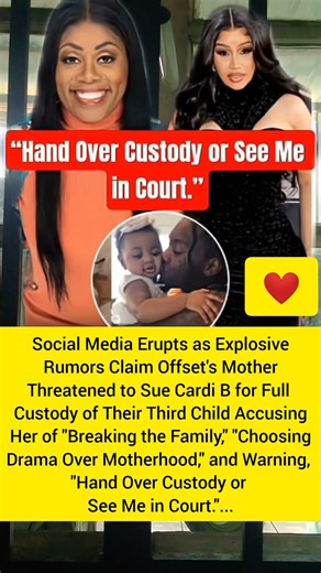 "Hand Over Custody or See Me in Court."#cardib #offset #stefondiggs #viral #rap#fyp #celebritynews