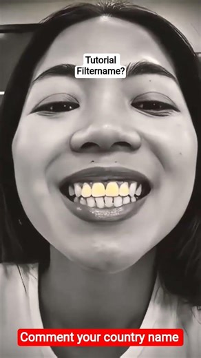 yellow teeth challenge #filterchallenge #trollface #tiktok