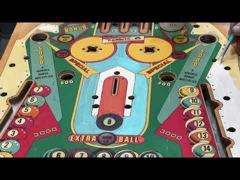 Pinball pool play field restoration part 2