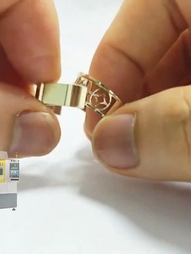 How to make a customized ring in minutes with Guanglijin 5 axis CNC?
