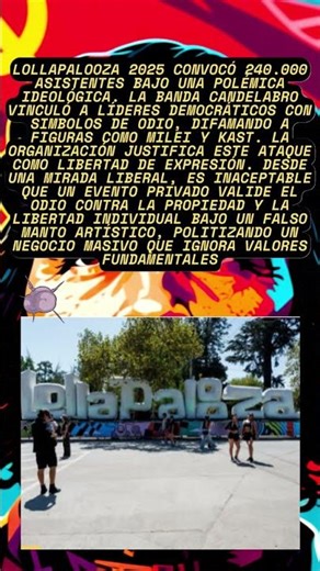 ¡ESCÁNDALO! 240.000 PERSONAS VIERON ESVÁSTICAS: EL LADO OSCURO DE LOLLAPALOOZA