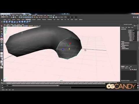 Creating Tubes - Extruding along Curves in Maya (Pt. 2)