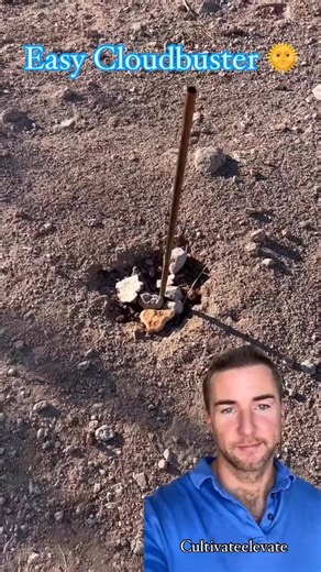 CultivateElevate on Instagram: "DIY Cloudbuster 🌞: Hollow copper pipe held up by a piece of rebar in the ground and fill with water daily. Our intention set the skies. Also, Research Wilhlem reich and Trevor James constantable. The more pipes the more energy - Like electroculture. #cultivateeelevate #cloudbuster #weather"