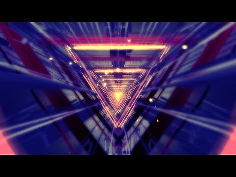 4K Neon Triangle Space ▲ Motion Backgrounds ▲ Wallpaper ║ TIKTOK TREND Fast Tunnel ║ Backdrop -