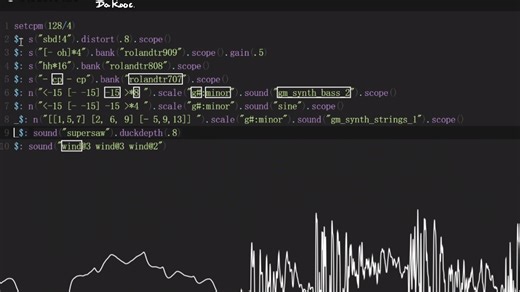 靠写代码做电子音乐