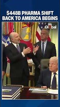 $448B Pharma Boom In US As Tariffs Force Drug Makers To Reshore Production | #trump #howardlutnick