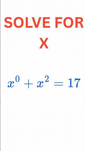 CAN YOU SOLVE THIS ALGEBRAIC EQUATION FOR X?