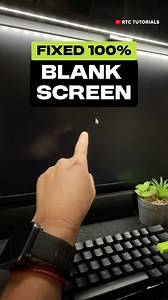 Fix Windows Blank Screen with Cursor - Fix 100% #PCTips #pctricks #techtips #blankscreenfix #BSOD | RTC Tutorials