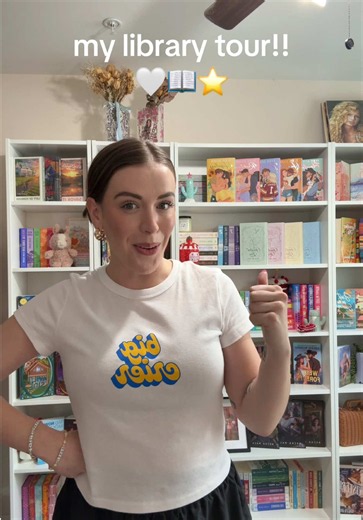 Let’s go on a library tour of all my romance books! ✨ #romancebookstiktok #elsiesilver #anahuang #smalltownromancebooks
