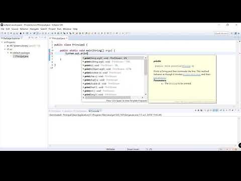 Hacer proyecto y primer programa Java en Eclipse