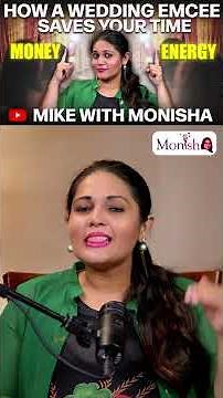How a Wedding Emcee Saves Your Time, Money & Energy | Must-Watch! | MIKE WITH MONISHA