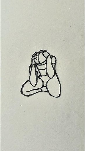 how to draw depression pose tutorial #drawing #art #sketch #draw #tutorial #howtodraw