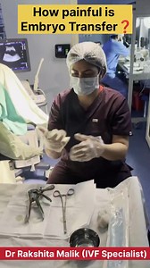 209K views · 583 reactions | How painful is Embryo Transfer procedure in IVF #drrakshitamalik #ivfspecialist #indiraivf #indiraivfhisar #gynecologist #IVFTreatment #IVFSuccess #IVF #embryotransfer | Medication Knowledge | Facebook