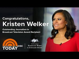 Kristen Welker Wins Outstanding Broadcast Journalist Award | TODAY