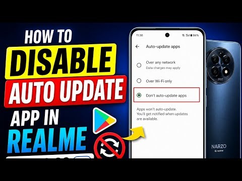 How to Disable Auto Update App In Realme Narzo 90 5G, Turn off Auto Update App Realme Phone