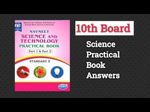 10th Science Practical Book Answers || Science and Technology