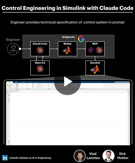 Most engineering software is about to become invisible. Over the past weeks, Vlad and I shared several posts about Vibe Engineering . We showed that you can generate – mechanical parts in CAD… | Dr. Dirk Alexander Molitor | 24 comments