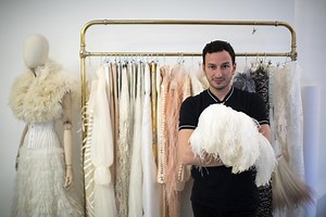 Fashion’s feather master tickles up a storm